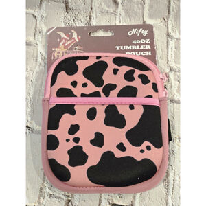 Tumbler Pouch Organizer For 40oz Tumbler,Cow Print, New